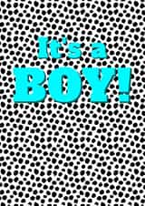 male modern New Baby Card 15407 created by Speckled Wren