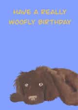 Birthday Spaniel card for a dog loving friend. created by Rae of Sunshine
