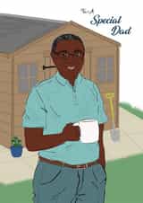 dad shed Birthday Card 20069 created by Nicola Lespeare