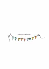 Classic Birthday Card - Banner - Simple created by Jessica Day