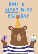 beary funny Birthday Card 17625 created by Isabella