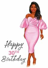 30th thirty Birthday Card 19955 created by IBERE APPAREL