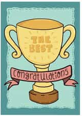 trophy the best Congratulations Card 20278 created by Heather Mauchline