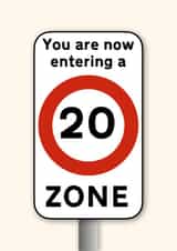 20th 20 Birthday Card 20134 created by C+C Cards