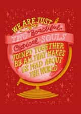 globe souls Love & Friendship Card 4843 created by Jenny Mecher