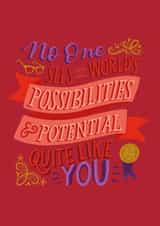 possibilities potential Love & Friendship Card 4845 created by Jenny Mecher