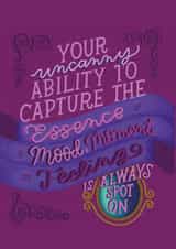 uncanny purple Love & Friendship Card 4846 created by Jenny Mecher