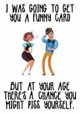 piss wee Birthday Card 15036 created by Maya Rose Creations