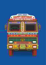 Indian Hare Krishna Birthday Card 20322 created by Eastential