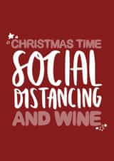 Social Distancing Christmas Card created by Studio Yelle