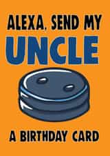 uncle alexa Birthday Card 10204 created by Cheeky Chops Cards