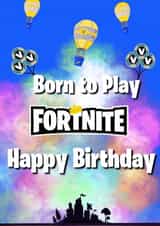 Fortnite fortnight Birthday Card 15436 created by Kerrylovescards