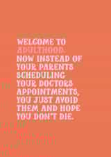 adulthood hope Birthday Card 13475 created by Phaedra Peer