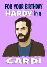 For your birthday - Hardy in a cardi created by Stephanie Scala