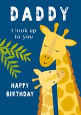 Giraffe adult Birthday Card 16242 created by Klara Hawkins