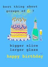 rule of six cv2020 Birthday Card 45250 created by Charlotte Eldred