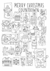 Christmas countdown created by Laura Beech