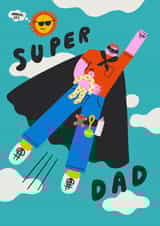 super dad Card 44807 created by Aley Wild Illustration
