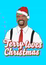 Brooklyn 99 terry Christmas Card 10119 created by Hey Huns It's Nicole