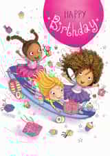 Child illustration Birthday Card 15043 created by Karmuka