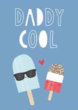 Daddy Cool Birthday / Father's Day Card created by Fox and Bird Studio
