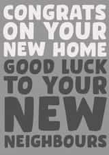 neighbours adult New Home Card 10337 created by Josh Daniel