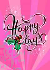 Female adult Christmas Card 45276 created by Jane Harding