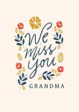 grandma miss you Just because Card 18858 created by Lea Velasquez