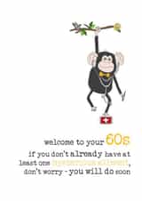 Welcome to your 60s Birthday card created by Dandelion Stationery