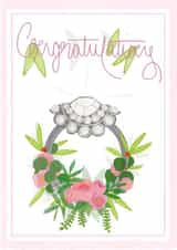 Pretty diamond ring - engagement created by Art by Reebee