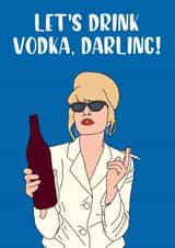 fabulous alcohol Birthday Card 20385 created by a la Carde
