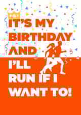 Running buddy card created by Little Cat Creates