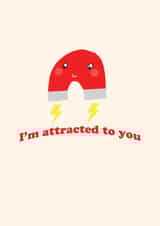 magnet love Anniversary Card 42049 created by Heather More Illustration