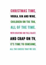 Female adult Christmas Card 43074 created by Kim&Tonic