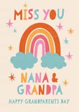 Miss You Nana Card 6025 created by Mrs Best Paper Co.