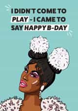 play came Birthday Card 16321 created by YOB & YAG