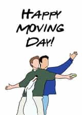 Friends Chandler New Home Card 41613 created by @sammie.illustrates