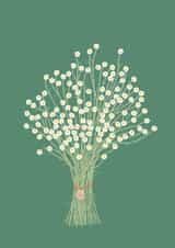 Love wild Daisies card created by JeJu Studio