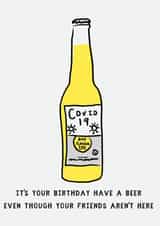 Covid Self isolation Card 45353 created by Die Card