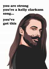 Jonathan Van Ness Van Ness Thinking of you Card 20428 created by Die Card