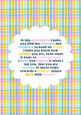 A brighter future filled with promise card created by Jessica Rachel Sharp