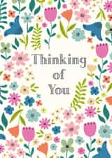 Thinking of you floral card created by Sarah Corcoran