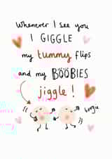 giggle tummy Anniversary Card 45364 created by Lindsay loves to draw