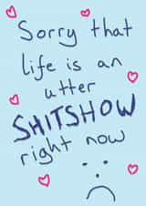 Female adult Thinking of you Card 43511 created by Random Shit Cards