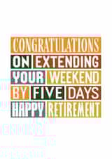Funny Retirement Card - Congratulations Retiree created by SixElevenCreations