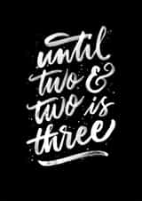 two and two is three baby New Baby Card 13357 created by Sophia Sky