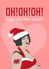 Gavin and Stacey Nessa Christmas Card created by AliceandEmmaDesigns