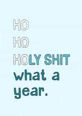 What a year Christmas card created by Jude Patla 