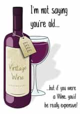 Wine Vino Birthday Card 16499 created by DayCards