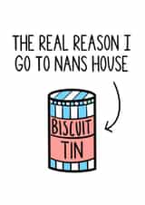 grandma funny Just because Card 18731 created by The Pretty Funny Co.